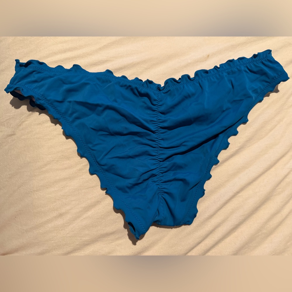 Target Blue Ruffle Bikini Bottom - Picture 2 of 2
